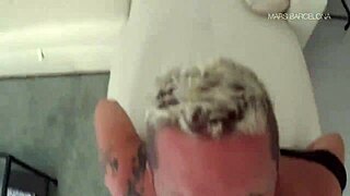 Bareback fuck with skinhead dominant 😈