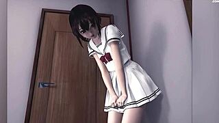 3D animated stepsister is a futanari and that is quite interesting