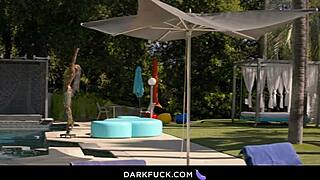 interracial scene with oral tittyfucking and passionate sex with big black cock