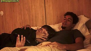 Watching Netflix With My Stepsister, I Couldn't Resist Putting My Penis In Her Mouth, Almost Getting Caught