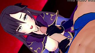 mona wants to get fucked in the love hotel genshin gameplay 😏