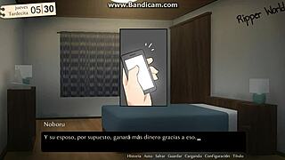 in the final gameplay the pregnant wife is dominated by her old father-in-law in this cuckold ntr story