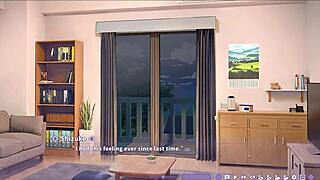 Summer Clover's hentai boss Shizuko in missionary lovey dovey?