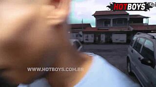 Novinho Dando Pros Pirocudos Do Bairro