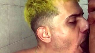 i sucked the sexy twink's big black cock secretly after his soccer game