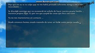 in the final gameplay the pregnant wife is dominated by her old father-in-law in this cuckold ntr story