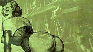 Vintage Erotic Drawings with Seductive Retro Charm