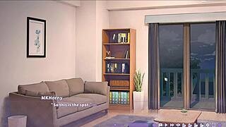 Summer Clover's hentai boss Shizuko in missionary lovey dovey?