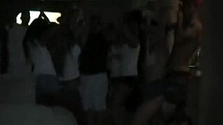 Party Babe with Big Tits Sucks Huge Dicks at Wild Event