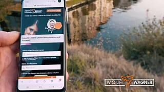 big-titted german milf priscilla gets banged in public and hotel, cum in mouth