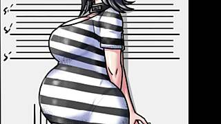 V Dragon Conquest hrdina dobývá ptáka monstra ve scéně 4 tohoto anime hentai