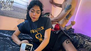 fucking my best friend's boyfriend while she's distracted, with some licking and threesome vibes 😏