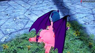 Morrigan Fucking Hard In Halloween Special