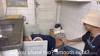 Hot Plumber Neighbor Arrives Excited