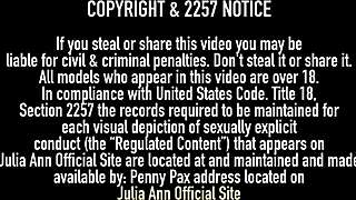 Blonde Ma’am Julia Ann Dildo Fucks Her Mature Pussy Just for You