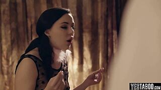 Keep Nasty Teen 18+ Stepdaughter Whitney Wright Bent Over Tight!