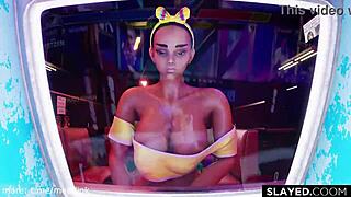 Hey, wanna see how this perfect k hoe gets wild in 3d?