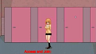 College Lady Sex in Hentai Game