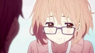 Intriguing episode of kyoukai no kanata in portuguese with high definition subtitles