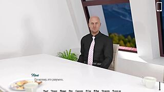 wow, knockout master part 11 gameplay with sexy milf dancing! it's wild in the bathroom!