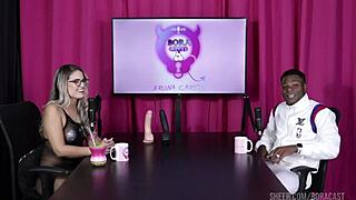 Blonde teen in lingerie assfucked