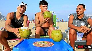 Ever tried banging our buddy with us in a wild 18+ threesome?