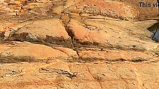 watch this african novinha bent over in doggystyle on beach rocks, watched and interrupted? public gay sex!