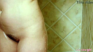 sexy brunette model takin’ a shower after photoshoot, damn she fine!