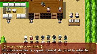 i battle shrine maiden honoka in group banging