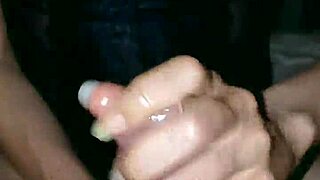 i give my skinny girlfriend a sexy handjob in our couple moment