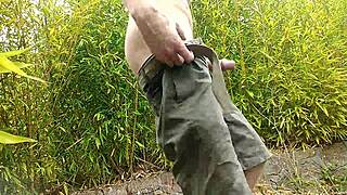 Big Dick Explores Outdoors Adventurously