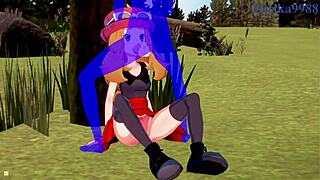 serena and bea saito get intense creampie sex with the old man in pokemon hentai