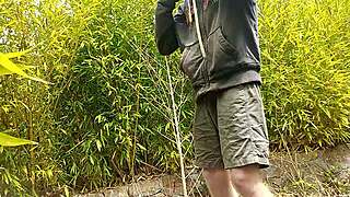 Big Dick Explores Outdoors Adventurously