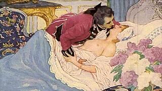 retro vintage comic drawings