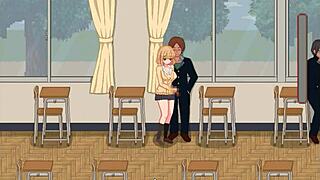 College Lady Sex in Hentai Game