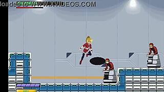 Cute Blonde in New Hentai Game