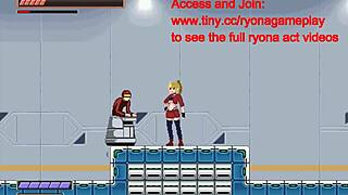 Cute Blonde in New Hentai Game