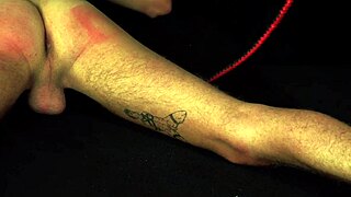 Hardcore fuck machine pounds tight twink ass