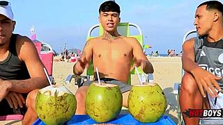 Ever tried banging our buddy with us in a wild 18+ threesome?