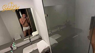 my step cousin spies on me, then bangs my big ass hard in a quickie.