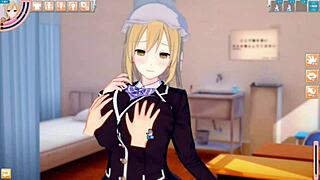 【エロゲーコイカツ！】東方 マエリベリー・ハーンにおっぱい揉みまくりh！3dcg巨乳アニメ動画 東方プロジェクト 【ヘンタイゲーム とうほう まえりべりー・はーん めりー 】