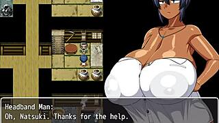 tanned natsuki hentai girl fucks village friends in wild group