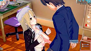 【エロゲーコイカツ！】東方 マエリベリー・ハーンにおっぱい揉みまくりh！3dcg巨乳アニメ動画 東方プロジェクト 【ヘンタイゲーム とうほう まえりべりー・はーん めりー 】