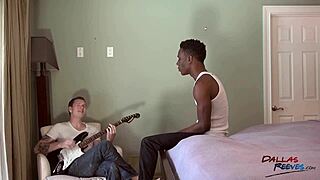 Blake Barnes suggestively drills Nikko raw in a rough bareback session, exploring gay desires intensely