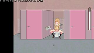 College Lady Sex in Hentai Game