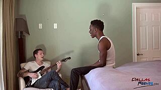 Blake Barnes suggestively drills Nikko raw in a rough bareback session, exploring gay desires intensely