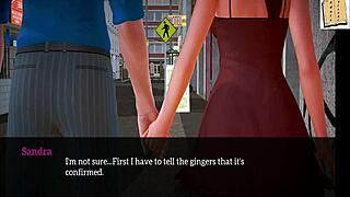 redhead amateur exposes small tits in 3d hentai family homemade scene