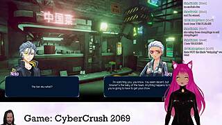 lewdneko says, 'let's play cybercrush 2069'