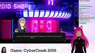 lewdneko says, 'let's play cybercrush 2069'