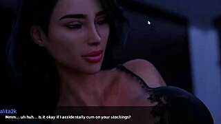 Watch That Step Mom Give An Intense Footjob Until He Cums!